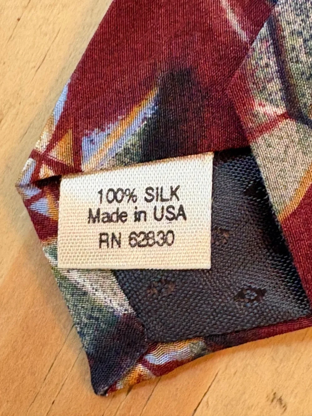 Vintage Molecular Expressions by Stonehenge Silk Necktie